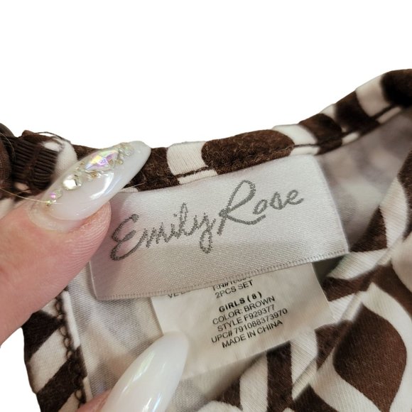 Emily Rose pumpkin patch fall ruffle lace ribbon halloween bell sleeve outfit 8 - Picture 4 of 9